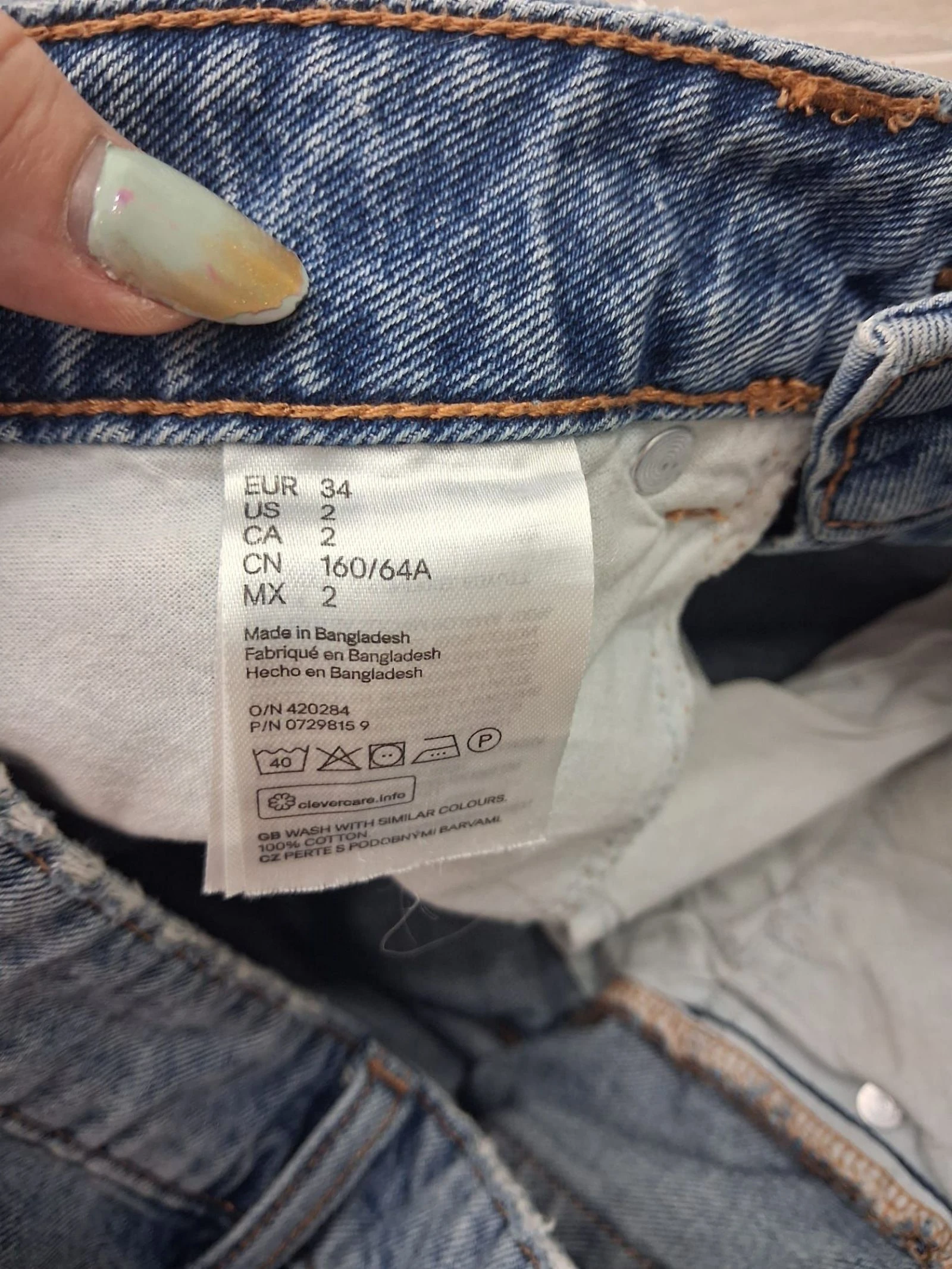 Shorts vaqueros H&M Divided tiro alto talla 34 – photo 9